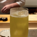 鮨 はしもと - 冷たい緑茶