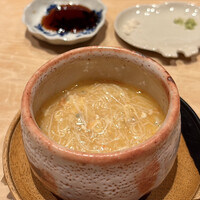 鮨 はしもと - 毛蟹の茶碗蒸し ブルーチーズ入り