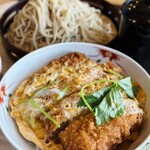 石臼粗挽き 手打そば 幻庵 - 熟成かつ丼とそばセット