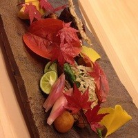 銀座 小十 - 松茸 紅葉仕立て
