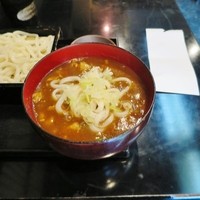日本橋 やぶ久 - うどんにネギ