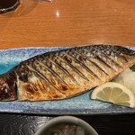海鮮茶屋 一鮮 - 【2025.7.25(金)】本日の焼魚定食（サバの一夜干し）