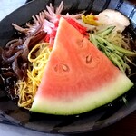 そば処 久楽 - スイカ方からパチリ♯