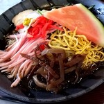 そば処 久楽 - キクラゲ方からパチリ♯