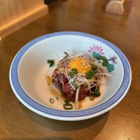 焼うお いし川 名古屋 - マグロのユッケ