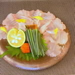 旬魚菜 正や - 造里：天然本クエ