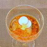 旬魚菜 正や - 海月とイクラの先付