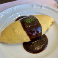 厳選洋食さくらい - デミグラスオムライス(ハーフ)