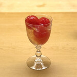 木山 - ・スイカと和三盆のゼリー