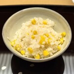 木山 - ・とうもろこしご飯 Mサイズ