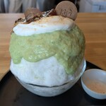 樹々。 - わらび餅、黒蜜きなこ、小豆、エスプーマ、ずんだソース、練乳、岩塩