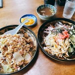 又兵衛 - 料理写真:“チャーハン”と“冷やし中華”