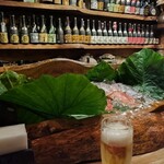 まーちぬ家 - オリオン生ビールと店内