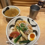 銀座 朧月 - トマトカレーつけ麺大1300円