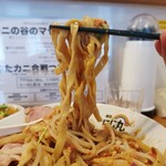 麺屋にじ丸 - 麺リフトアップ