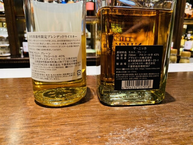希少　ニッカ　余市蒸留所限定　ウイスキー　飲み比べ5本セット NIKKA WHISKY 余市蒸留所限定ミニチュアボトル5本セット - メルカリ