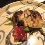 くろぎ - 子持ち鮎の塩焼き2014.9