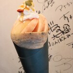 TERAKADO COFFEE - 【2025.07】2025年7月限定・桃とアールグレイのクレープ(税込1,300円)