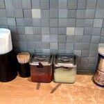 ラーメン 野良裏家 - 卓上味変調味料