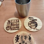 中華そば ひらこ屋 - コースター新しく♪