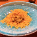 おかもと - 定番唐墨蕎麦　大盛りにすればよかった