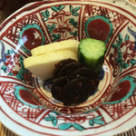 料理屋 植むら - 糠漬けも素晴らしい出来。