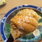 料理屋 植むら - 強肴。津軽産キタムラサキウニのワンスプーン＾＾