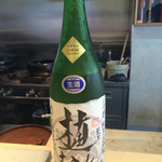 料理屋 植むら - お勧めはこちら。屋号と同じ銘柄の山口県の酒。