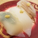 回転寿し トリトン - 津軽海峡産やりいか。