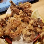 回転寿し トリトン - イカゲソ揚げ。