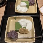 紀の善 神楽坂 - 二人とも抹茶ババロアです！