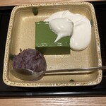 紀の善 神楽坂 - 抹茶ババロア　1,000円