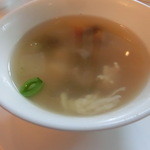 蟹肉入り南瓜のとろみスープ 
          
          