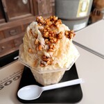 農家カフェ ippongi - 豆乳ミルクティーかき氷