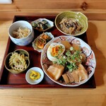 農家カフェ ippongi - 豚の角煮定食