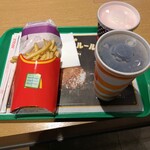 マクドナルド - てりやきマックバーガーセット、マックシェイク