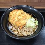 駅そば 濱そば - かき揚げ天そば