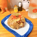 ふる里うどん  - たこ焼きめし 150円