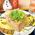 ふる里うどん  - 豆腐に乗せていただいてます(^▽^;)
      ※お酒のアテにしたい·····