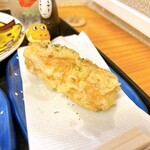 ふる里うどん  - チーズちくわ天 150円
      ※まだ、餡ちくわ天には手を出せません⤴︎⤴︎