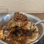 一文字カリー店 - ✅ナスキーマカレー(ご飯200g・3辛)¥1.550
      　※辛さは1〜5(激辛)セレクト可能
      　※ご飯300g¥100、400g¥150、600g¥250
      　※各種トッピング¥150〜