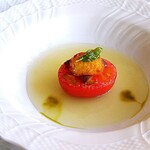 リストランテ ボルゴ・コニシ - 前田農園あかつきトマトのイゾラーナ