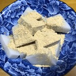 船橋屋 - きな粉を先にかけた
