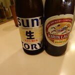 味の古久家 - ビール2本同時発注