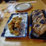 やいろ亭 - ウツボの唐揚げと焼き鯖寿司