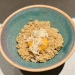 焼鳥 燃暖 - 〆のそぼろTKG  フレッシュトリュフかけ