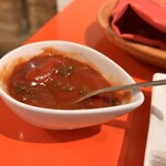 メキシコダイニングレストラン ブロンコ - サルサソース、お願いすると頂けます