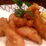 とうふ料理吉野 - ふぐの天ぷら