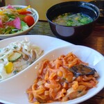 寒天レストラン さつき亭 - 寒天パスタセット