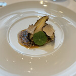 レスプリ ドゥ クゥー ドゥ フランス - 鮑ステーキリゾット添え